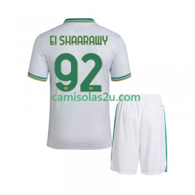 Camisolas de futebol AS Roma Stephan El Shaarawy 92 Criança Equipamento 3ª 2025/26 Manga Curta
